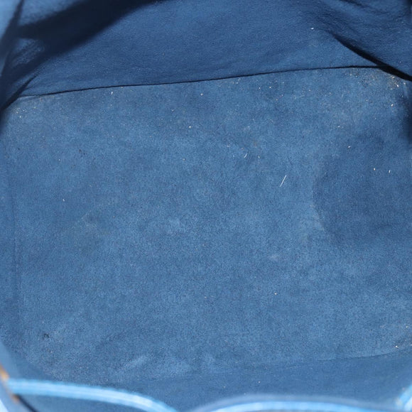 LOUIS VUITTON Epi Petit Noe Shoulder Bag Blue M44105 LV Auth 144801