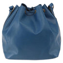 LOUIS VUITTON Epi Petit Noe Shoulder Bag Blue M44105 LV Auth 144801-2