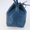 LOUIS VUITTON Epi Petit Noe Shoulder Bag Blue M44105 LV Auth 144801-3