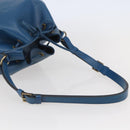 LOUIS VUITTON Epi Petit Noe Shoulder Bag Blue M44105 LV Auth 144801-7