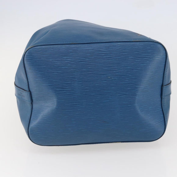 LOUIS VUITTON Epi Petit Noe Shoulder Bag Blue M44105 LV Auth 144801