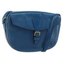 LOUIS VUITTON Epi June Feuille Shoulder Bag Blue M52155 LV Auth 144802-1