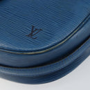 LOUIS VUITTON Epi June Feuille Shoulder Bag Blue M52155 LV Auth 144802-14
