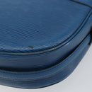 LOUIS VUITTON Epi June Feuille Shoulder Bag Blue M52155 LV Auth 144802-16