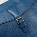 LOUIS VUITTON Epi June Feuille Shoulder Bag Blue M52155 LV Auth 144802-18