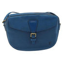 LOUIS VUITTON Epi June Feuille Shoulder Bag Blue M52155 LV Auth 144802-13