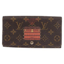 LOUIS VUITTON Monogram Trunk Portefeuille Sarah Long Wallet M60415 Auth 144804-2