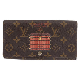 LOUIS VUITTON Monogram Trunk Portefeuille Sarah Long Wallet M60415 Auth 144804 - 0