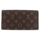 LOUIS VUITTON Monogram Trunk Portefeuille Sarah Long Wallet M60415 Auth 144804-3
