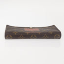 LOUIS VUITTON Monogram Trunk Portefeuille Sarah Long Wallet M60415 Auth 144804-6