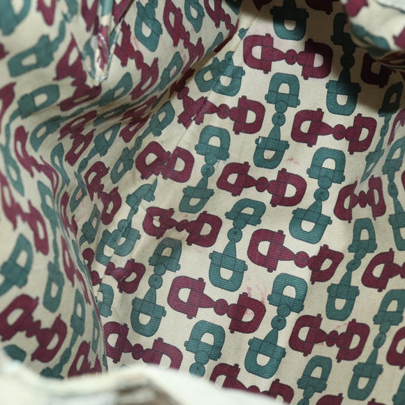 GUCCI Bamboo GG Canvas Guccissima Hand Bag Leather 2way Beige Gold Auth 144806