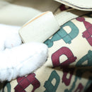 GUCCI Bamboo GG Canvas Guccissima Hand Bag Leather 2way Beige Gold Auth 144806-12