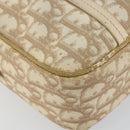 Christian Dior Trotter Canvas Romantic Chain Hand Bag PVC Beige Auth 144811-9