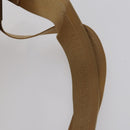 CELINE Macadam Canvas Backpack PVC Leather Beige Gold Auth 144815-15