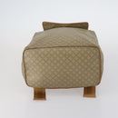CELINE Macadam Canvas Backpack PVC Leather Beige Gold Auth 144815-6