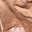 CELINE Macadam Canvas Backpack PVC Leather Beige Gold Auth 144815-23