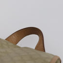 CELINE Macadam Canvas Backpack PVC Leather Beige Gold Auth 144815-14