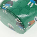 GUCCI GG Crystal Children's Kim Seung Yeon Bag Gold Green 752356 Auth 144816V-15