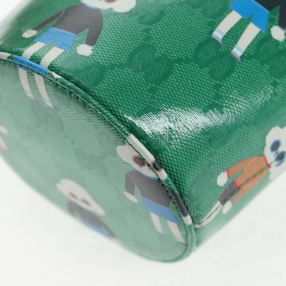 GUCCI GG Crystal Children's Kim Seung Yeon Bag Gold Green 752356 Auth 144816V