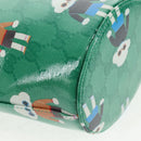 GUCCI GG Crystal Children's Kim Seung Yeon Bag Gold Green 752356 Auth 144816V-16