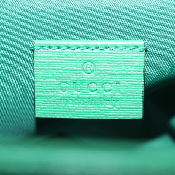 GUCCI GG Crystal Children's Kim Seung Yeon Bag Gold Green 752356 Auth 144816V
