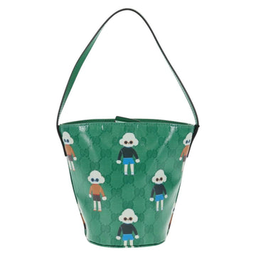 GUCCI GG Crystal Children's Kim Seung Yeon Bag Gold Green 752356 Auth 144816V - 0