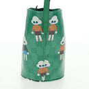 GUCCI GG Crystal Children's Kim Seung Yeon Bag Gold Green 752356 Auth 144816V-3