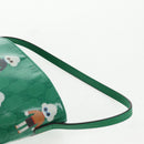 GUCCI GG Crystal Children's Kim Seung Yeon Bag Gold Green 752356 Auth 144816V-14