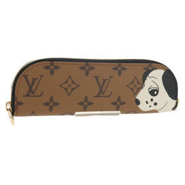 LOUIS VUITTON Eclipse Reverse Pencil Pouch Charlotte Case GI1112 Auth 144821SAM