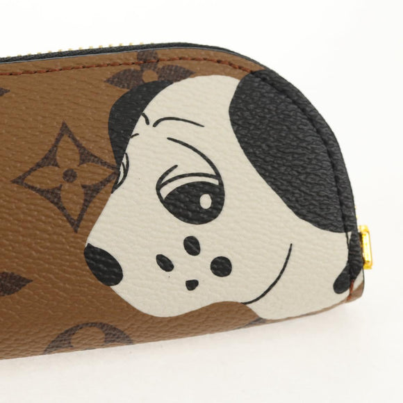 LOUIS VUITTON Eclipse Reverse Pencil Pouch Charlotte Case GI1112 Auth 144821SAM