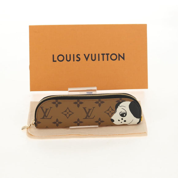 LOUIS VUITTON Eclipse Reverse Pencil Pouch Charlotte Case GI1112 Auth 144821SAM