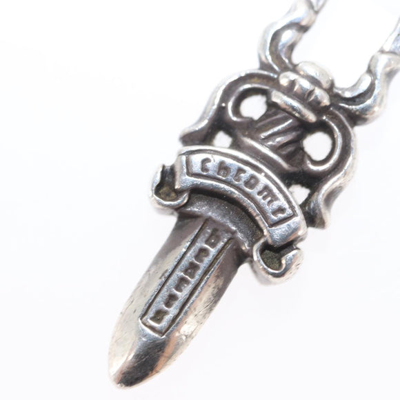 Chrome Hearts Dagger Pendant Top Ag925 Silver Auth 144822AM