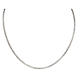 Chrome Hearts Roll Chain Necklace Ag925 Silver Auth 144823AM