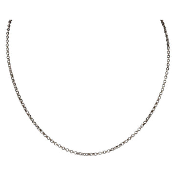 Chrome Hearts Roll Chain Necklace Ag925 Silver Auth 144823AM