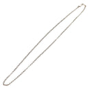 Chrome Hearts Roll Chain Necklace Ag925 Silver Auth 144823AM-2