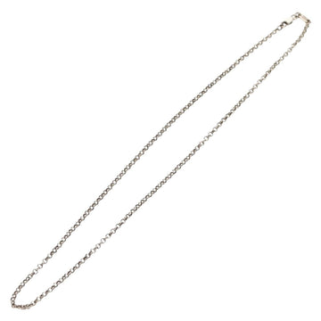 Chrome Hearts Roll Chain Necklace Ag925 Silver Auth 144823AM - 0