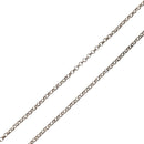 Chrome Hearts Roll Chain Necklace Ag925 Silver Auth 144823AM-9