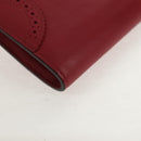 HERMES Kelly Long Wallet Leather Red Gold Auth 144824SAM-10