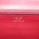 HERMES Kelly Long Wallet Leather Red Gold Auth 144824SAM-16