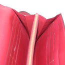 HERMES Kelly Long Wallet Leather Red Gold Auth 144824SAM-20