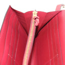 HERMES Kelly Long Wallet Leather Red Gold Auth 144824SAM-21