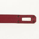 HERMES Kelly Long Wallet Leather Red Gold Auth 144824SAM-25