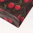 LOUIS VUITTON Monogram Cherry Sac Plat Hand Bag M95010 LV Auth 144826V-16