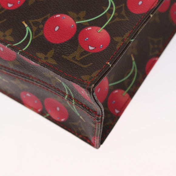 LOUIS VUITTON Monogram Cherry Sac Plat Hand Bag M95010 LV Auth 144826V