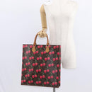 LOUIS VUITTON Monogram Cherry Sac Plat Hand Bag M95010 LV Auth 144826V-21