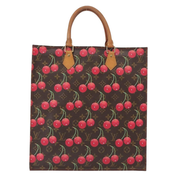LOUIS VUITTON Monogram Cherry Sac Plat Hand Bag M95010 LV Auth 144826V