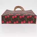 LOUIS VUITTON Monogram Cherry Sac Plat Hand Bag M95010 LV Auth 144826V-5