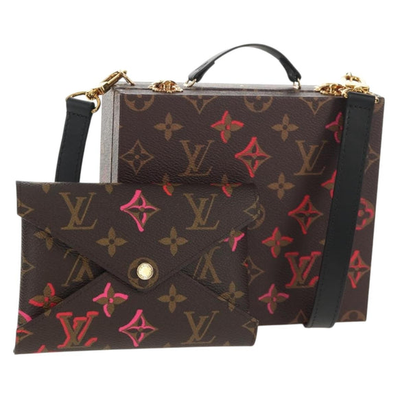 LOUIS VUITTON Monogram Fall In Love Mobile Box Trunk LV Auth 144827SM