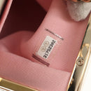 CHANEL Matelasse Chain Shoulder Bag Lamb Skin Black Gold CC Auth 144829AM-10