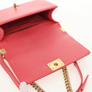 CHANEL Chain Matelasse Boy Chanel Bag Lamb Skin Pink Gold CC Auth 144832AM-9